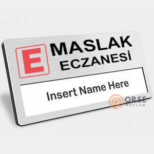 Eczane Personel Yaka Kartı