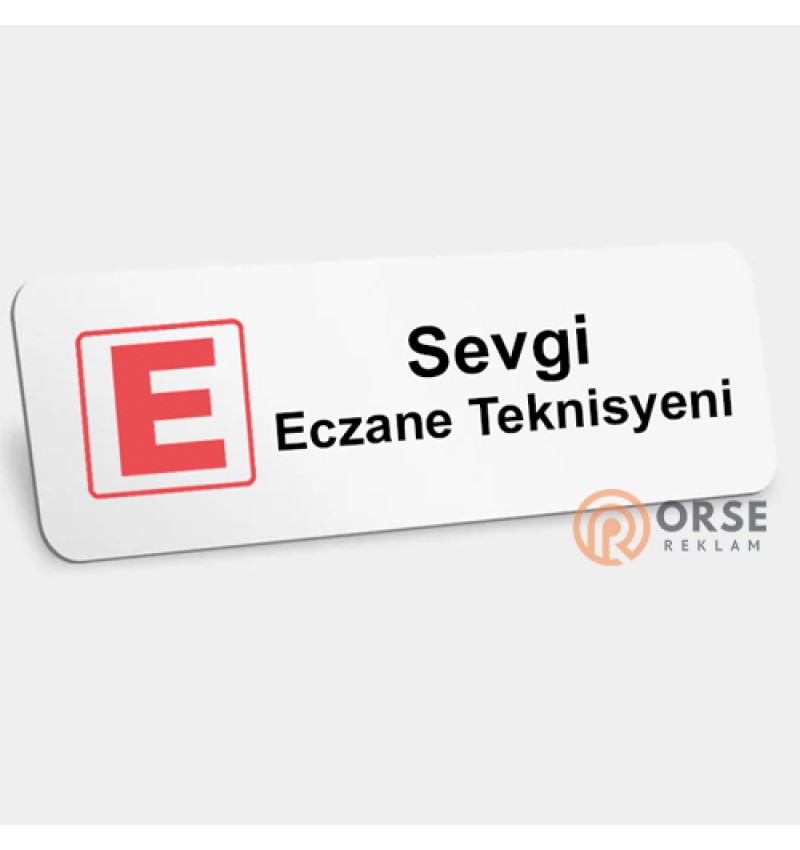 Eczane Teknisyeni İsimlik