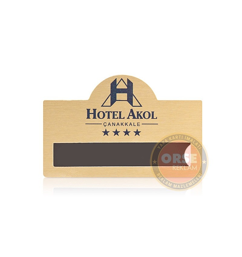 Metal Yaka Kartı Kubbeli Metal Yaka Kartı Kubbeli