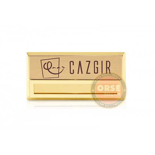 Metal Yaka Kartı Pencereli