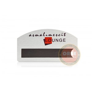 Metal Yaka Kartı Yarım Kubbe