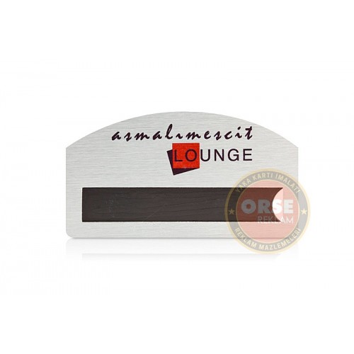 Metal Yaka Kartı Yarım Kubbe