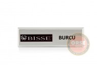 Yaka Kartı İnce Dar Gri